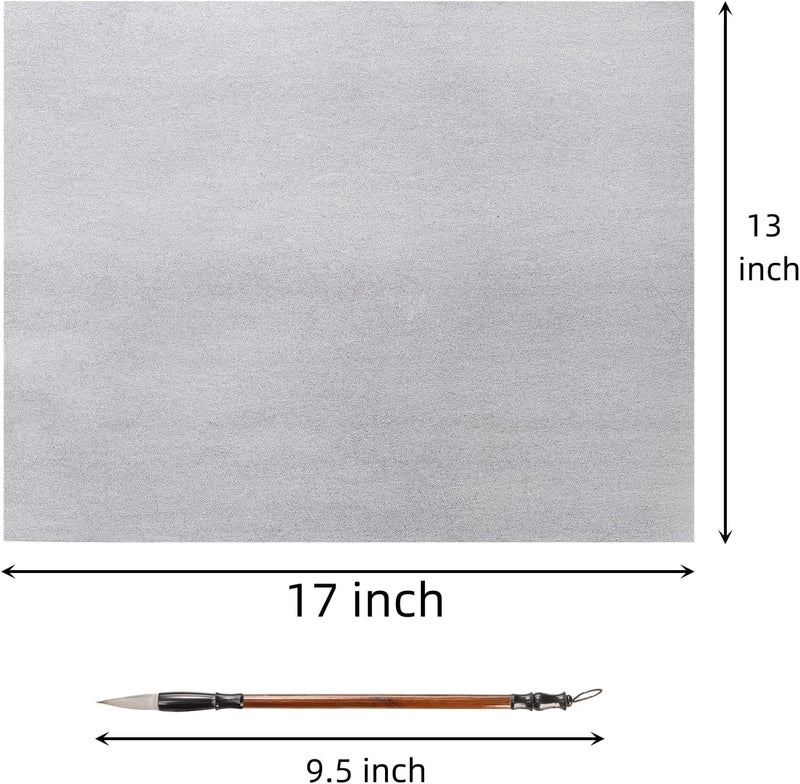 Eorbow 30 Pack Water Drawing Writing Cloth, Reusable Chinese Calligraphy Practicing Tool, 17x13 Inch Magic Cloth Water Paper, No Ink Chinese Calligraphy Set for Beginners Practicing - Image 2